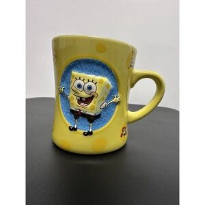 Universal Studios SpongeBob Yellow Coffee Mug- slightly used